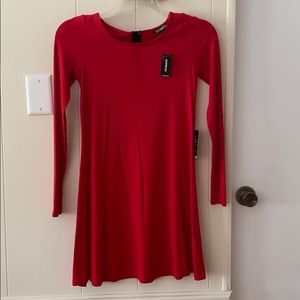 Express red dress